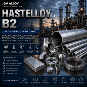Hastelloy B2 pipes, tubes, plates, fittings, wires