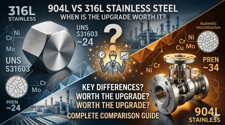 904L vs 316L Stainless Steel: When Is the Upgrade Worth It?