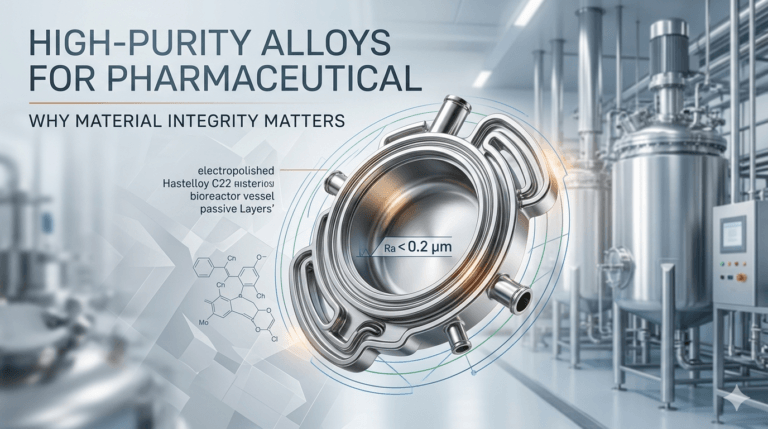 High-Purity Alloys for Pharmaceutical and Biotech: Why Material Integrity Matters