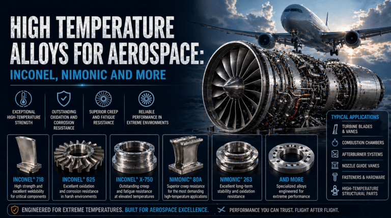 High Temperature Alloys for Aerospace: Inconel, Nimonic and More