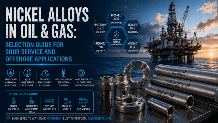 Nickel Alloys in Oil & Gas: Selection Guide for Sour Service and Offshore Applications