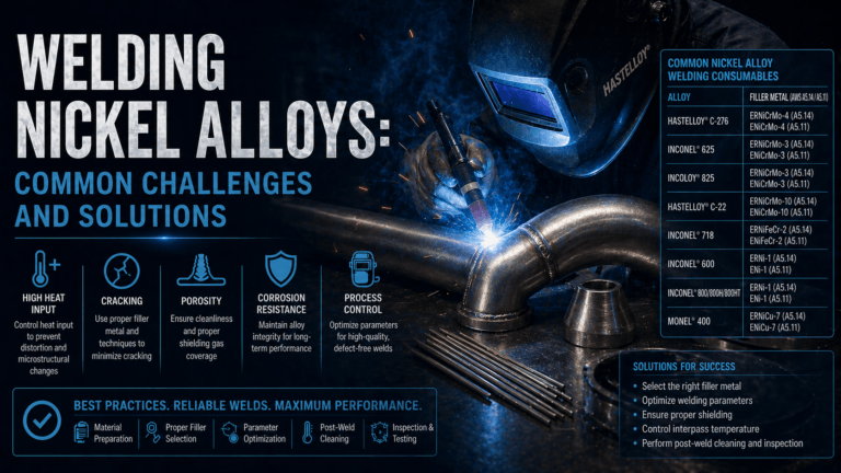 Welding Nickel Alloys: Common Challenges and Solutions