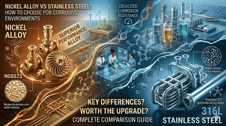 Nickel Alloy vs Stainless Steel: How to Choose for Corrosive Environments