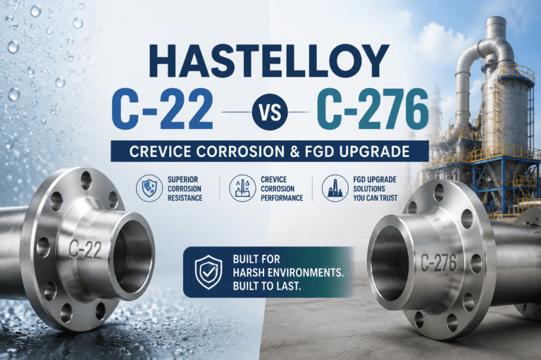 Hastelloy C-22 vs C-276: Crevice Corrosion & FGD Upgrade