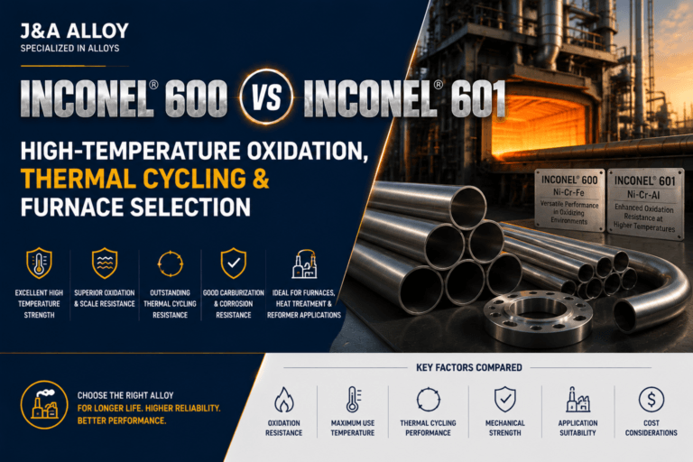 Inconel 600 vs Inconel 601: High-Temperature Oxidation, Thermal Cycling & Furnace Selection