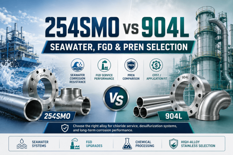 254SMO vs 904L: Seawater, FGD & PREN Selection