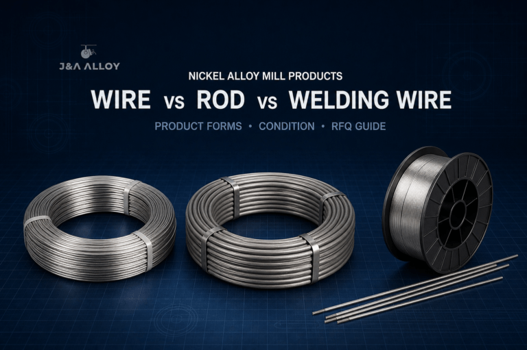 Nickel Alloy Wire, Rod or Welding Wire: Which Product Form Should You Order?