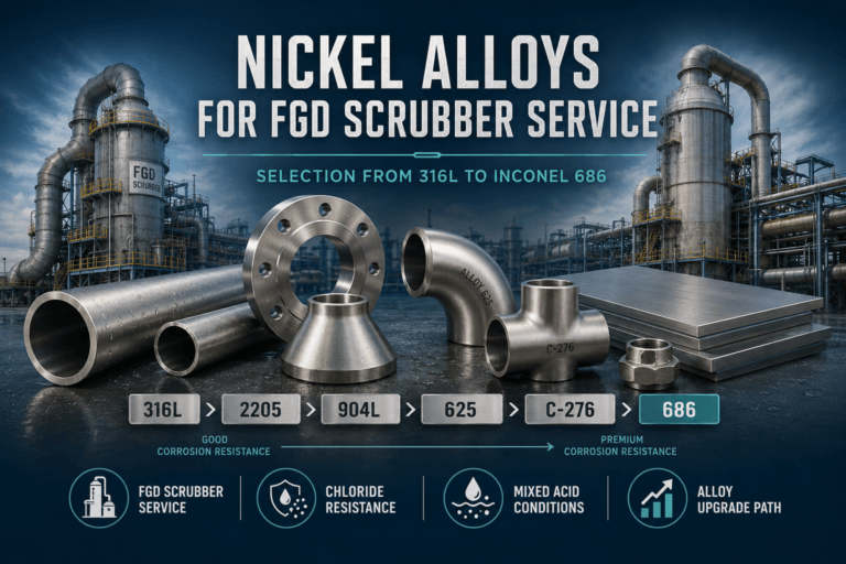 Nickel Alloys for FGD Scrubber Service: Selection from 316L to Inconel 686