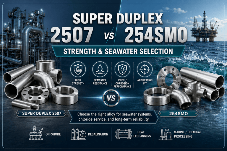 Super Duplex 2507 vs 254SMO: Strength & Seawater Selection