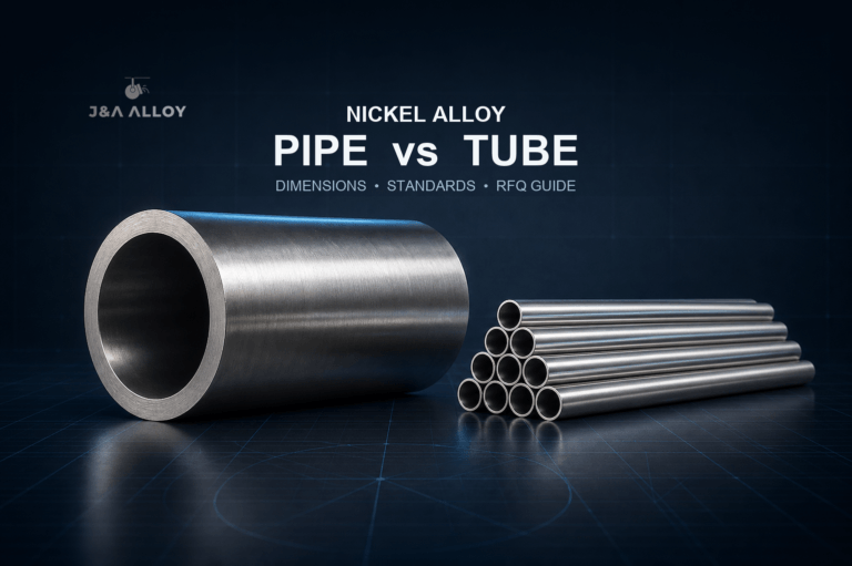 Nickel Alloy Pipe vs Tube: Dimensions, Standards and How to Specify the Right Product.