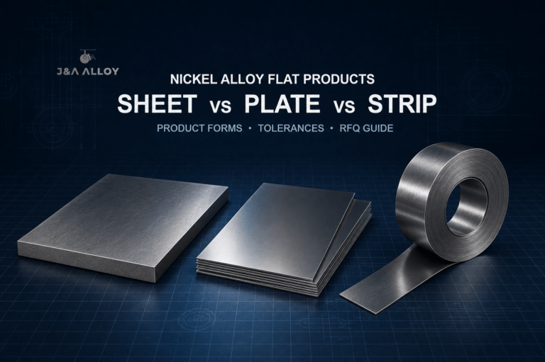 Nickel Alloy Sheet, Plate or Strip: How to Specify the Correct Flat Product Form