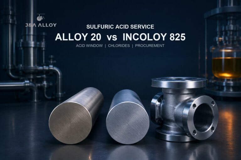 Alloy 20 vs Incoloy 825: Which Is Better for Sulfuric Acid Service?