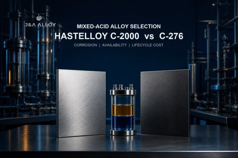 Hastelloy C-2000 vs C-276: Mixed-Acid Resistance, Availability and Cost