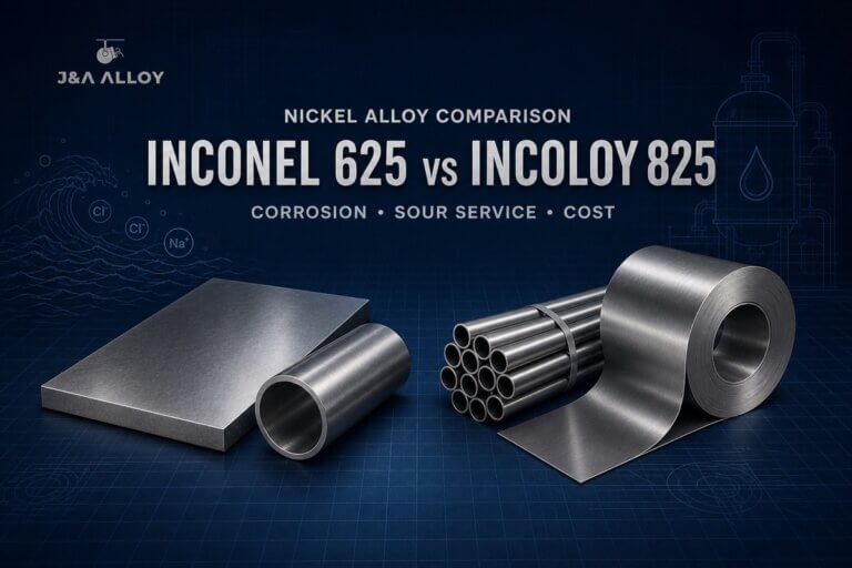 Inconel 625 vs Incoloy 825: Seawater, Sulfuric Acid, Sour Service and Cost